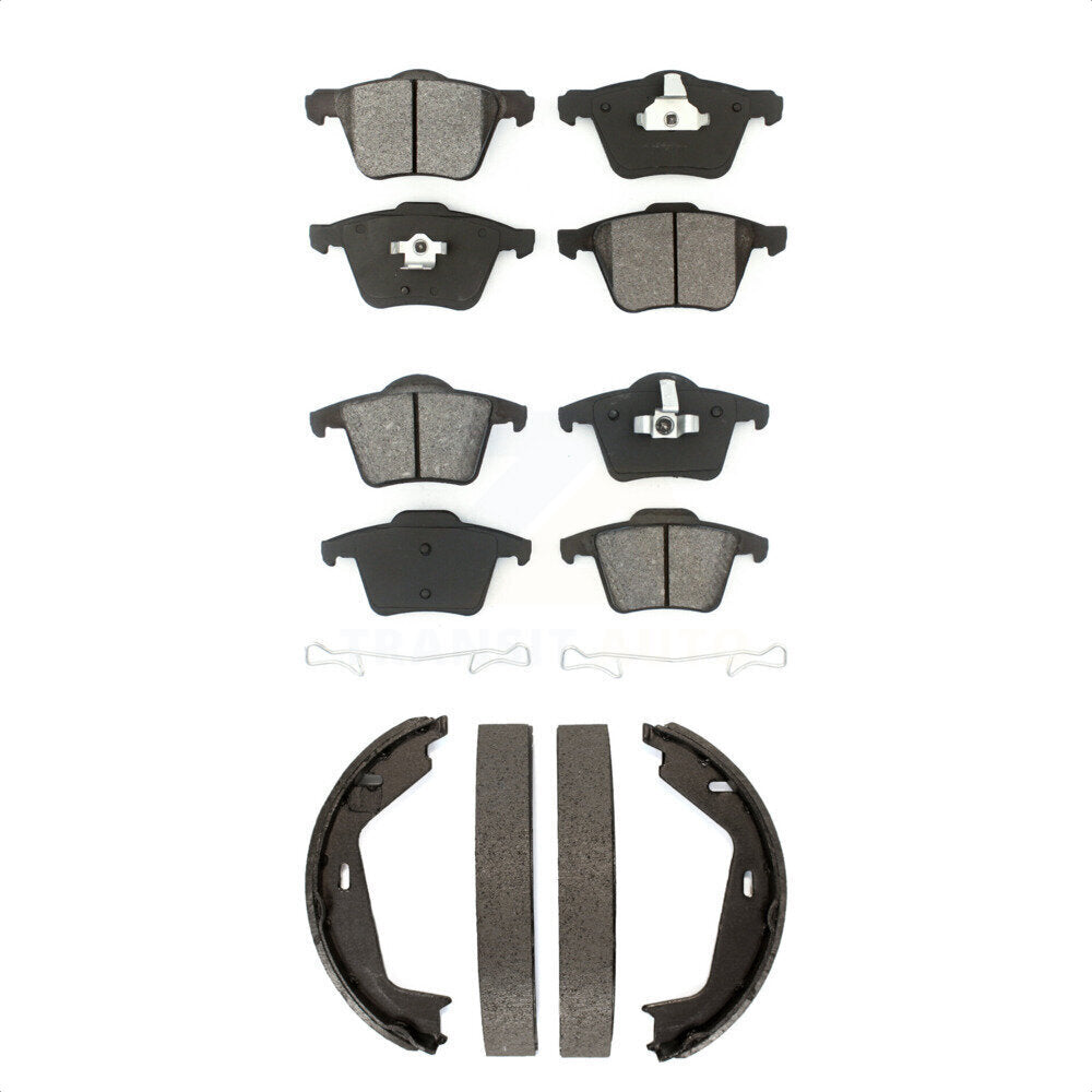 [Avant + Arrière] Kit de plaquette (semi-métallique) de frein pour 2003-2007 Volvo XC90 avec 336mm Diameter Rotor KSN-100798