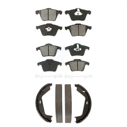 [Avant + Arrière] Kit de plaquette (semi-métallique) de frein pour 2003-2007 Volvo XC90 avec 336mm Diameter Rotor KSN-100798