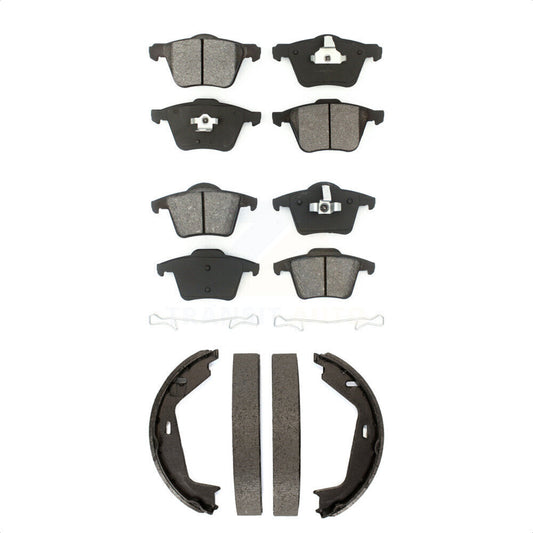 [Avant + Arrière] Kit de plaquette (semi-métallique) de frein pour 2003-2007 Volvo XC90 avec 336mm Diameter Rotor KSN-100798