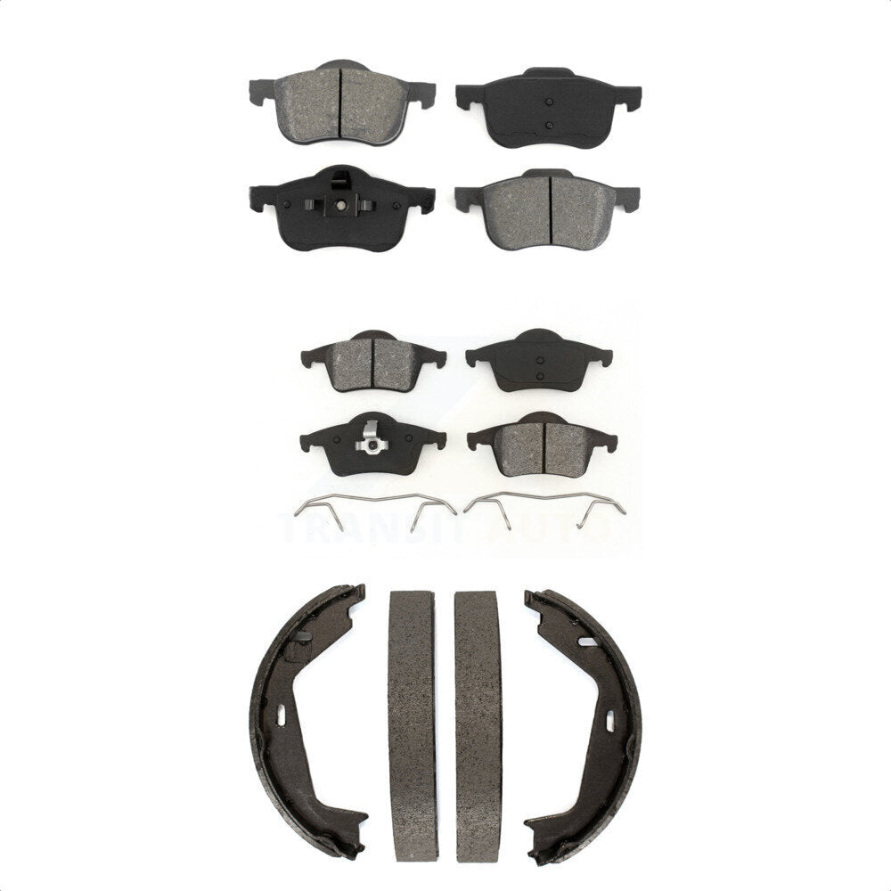 [Avant + Arrière] Kit de plaquette (semi-métallique) de frein pour Volvo S80 XC70 KSN-100799