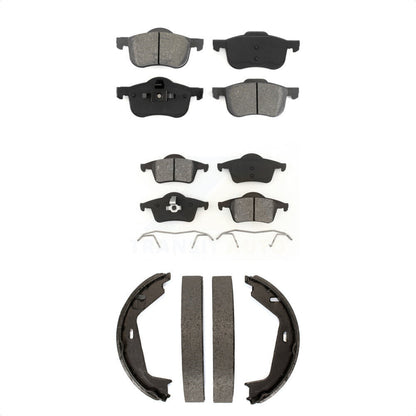 [Avant + Arrière] Kit de plaquette (semi-métallique) de frein pour Volvo S80 XC70 KSN-100799