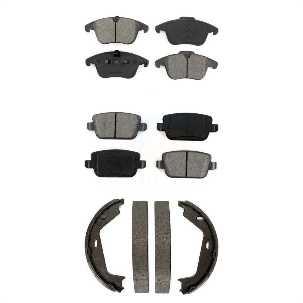 [Avant + Arrière] Kit de plaquette (semi-métallique) de frein pour 2007-2009 Volvo S80 FWD KSN-100800
