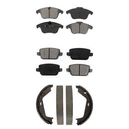 [Avant + Arrière] Kit de plaquette (semi-métallique) de frein pour 2007-2009 Volvo S80 FWD KSN-100800