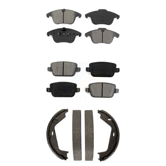 [Avant + Arrière] Kit de plaquette (semi-métallique) de frein pour 2007-2009 Volvo S80 FWD KSN-100800