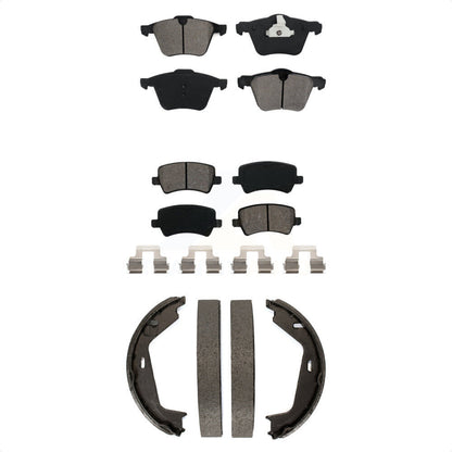 [Avant + Arrière] Kit de plaquette (semi-métallique) de frein pour 2007-2009 Volvo S80 AWD KSN-100801