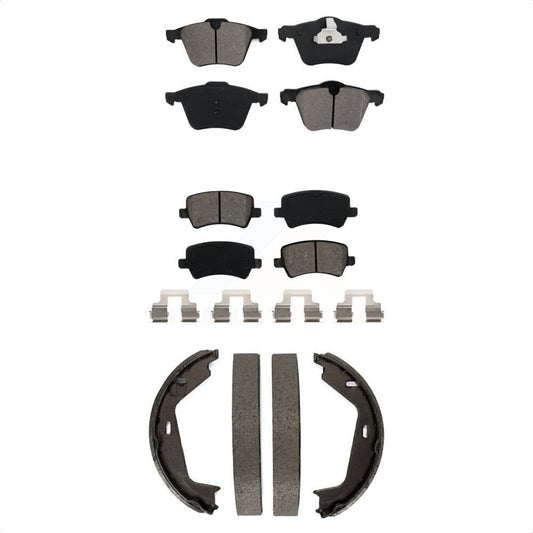 [Avant + Arrière] Kit de plaquette (semi-métallique) de frein pour 2007-2009 Volvo S80 AWD KSN-100801
