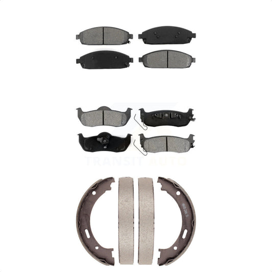 [Avant + Arrière] Kit de plaquette (semi-métallique) de frein pour Jeep Grand Cherokee Commander KSN-100802