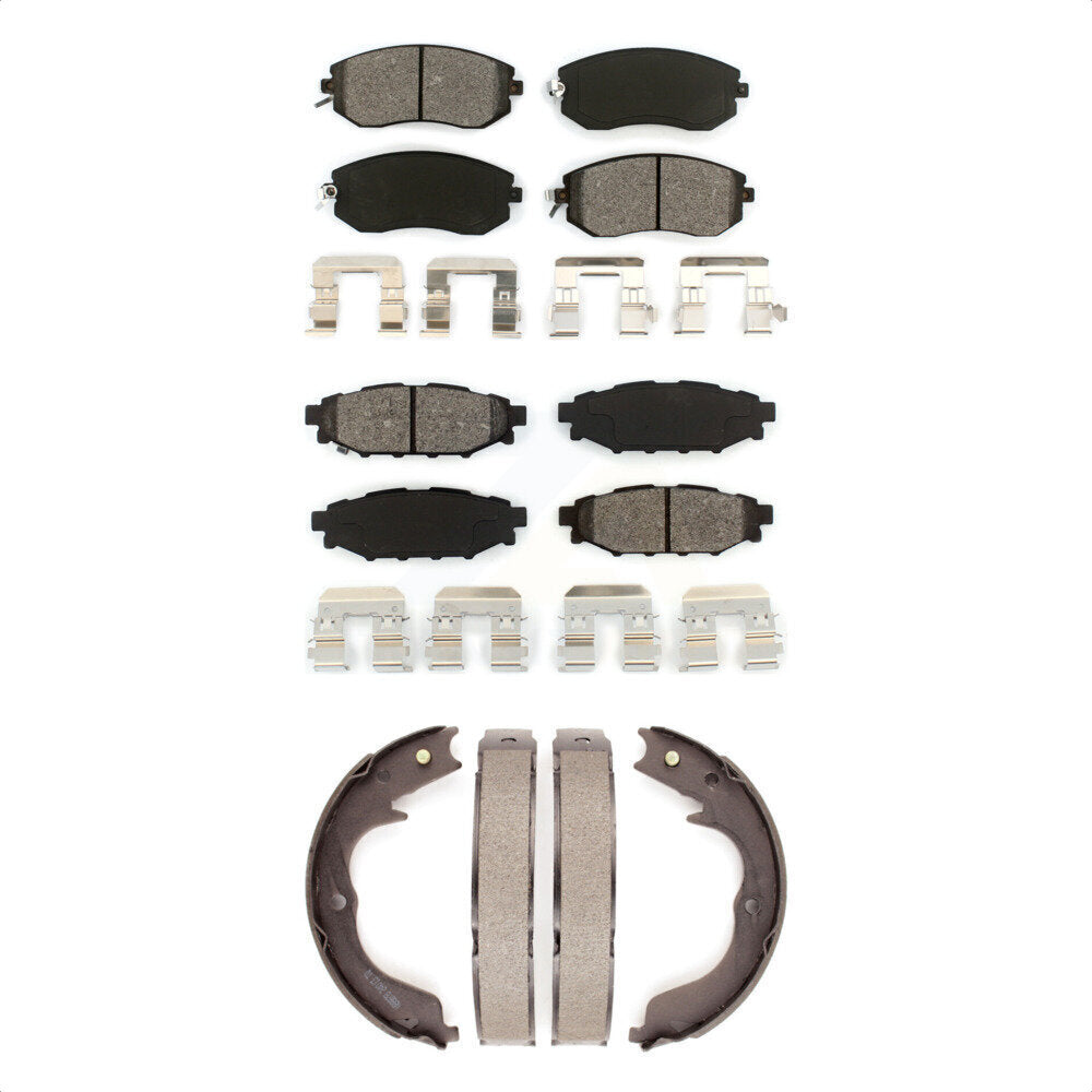[Avant + Arrière] Kit de plaquette (semi-métallique) de frein pour Subaru Impreza Forester KSN-100808