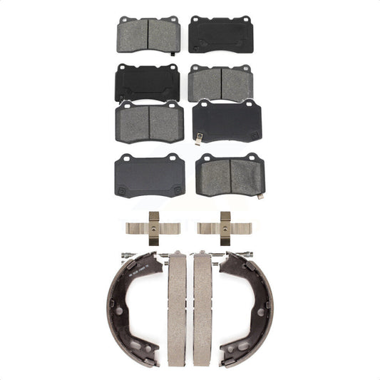 [Avant + Arrière] Kit de plaquette (semi-métallique) de frein pour Hyundai Genesis Coupe KSN-100813