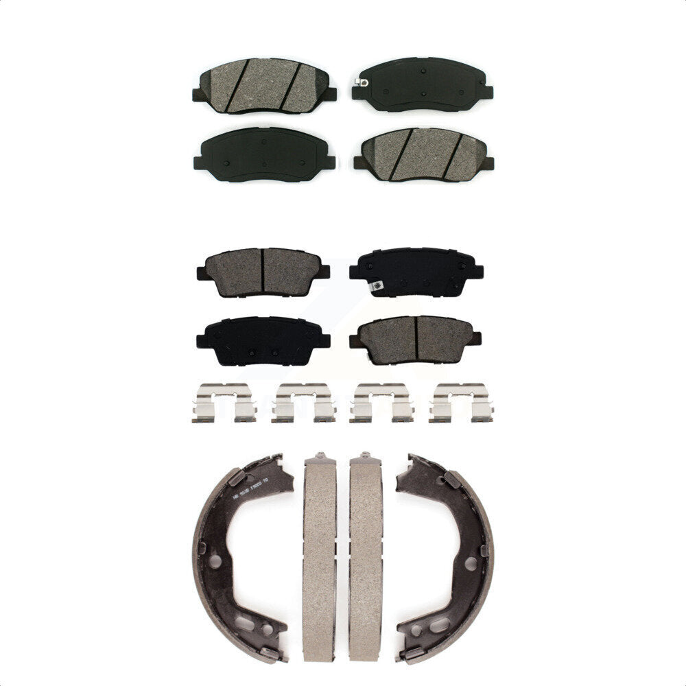 [Avant + Arrière] Kit de plaquette (semi-métallique) de frein pour Hyundai Genesis 3.8L KSN-100815