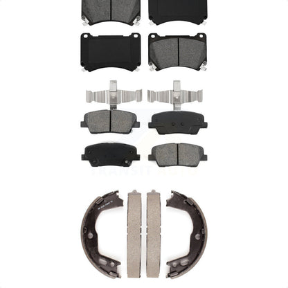 [Avant + Arrière] Kit de plaquette (semi-métallique) de frein pour Hyundai Genesis Equus KSN-100816