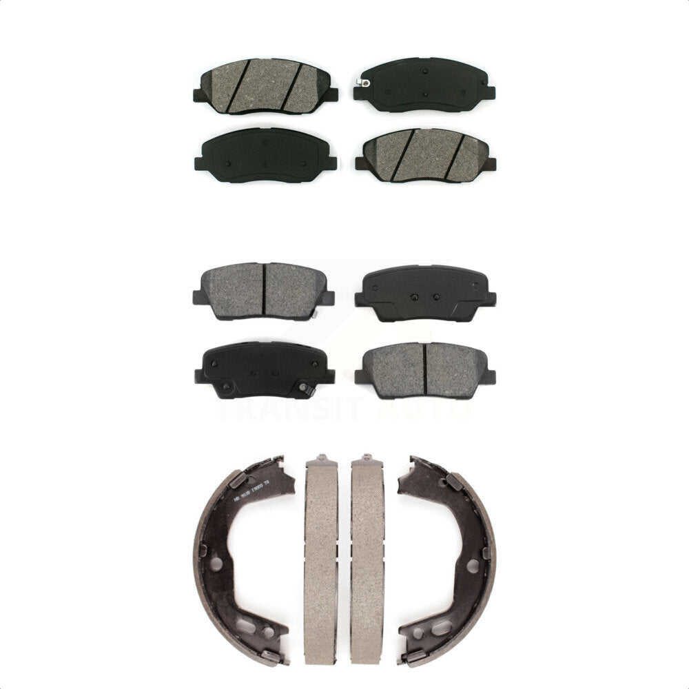 [Avant + Arrière] Kit de plaquette (semi-métallique) de frein pour Hyundai Genesis 3.8L KSN-100817