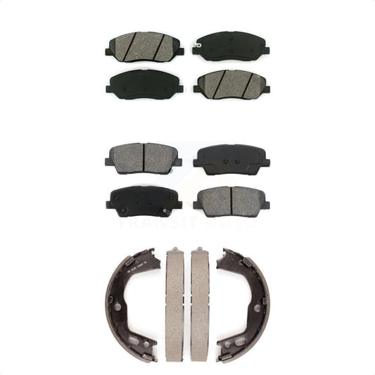 [Avant + Arrière] Kit de plaquette (semi-métallique) de frein pour Hyundai Genesis 3.8L KSN-100817
