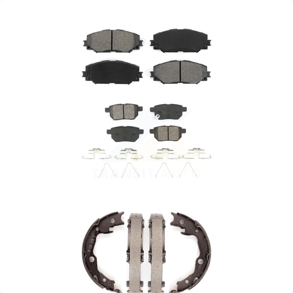 [Avant + Arrière] Kit de plaquette (semi-métallique) de frein pour Toyota Matrix Pontiac Vibe KSN-100818