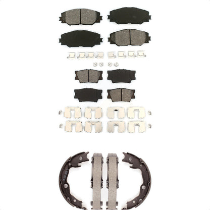 [Avant + Arrière] Kit de plaquette (semi-métallique) de frein pour Toyota RAV4 Matrix Pontiac Vibe KSN-100819