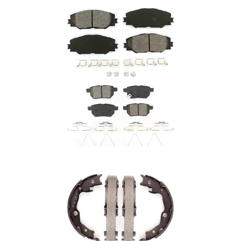 [Avant + Arrière] Kit de plaquette (semi-métallique) de frein pour Toyota Matrix Pontiac Vibe KSN-100820