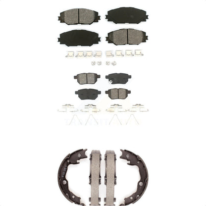 [Avant + Arrière] Kit de plaquette (semi-métallique) de frein pour Toyota Matrix Pontiac Vibe KSN-100820