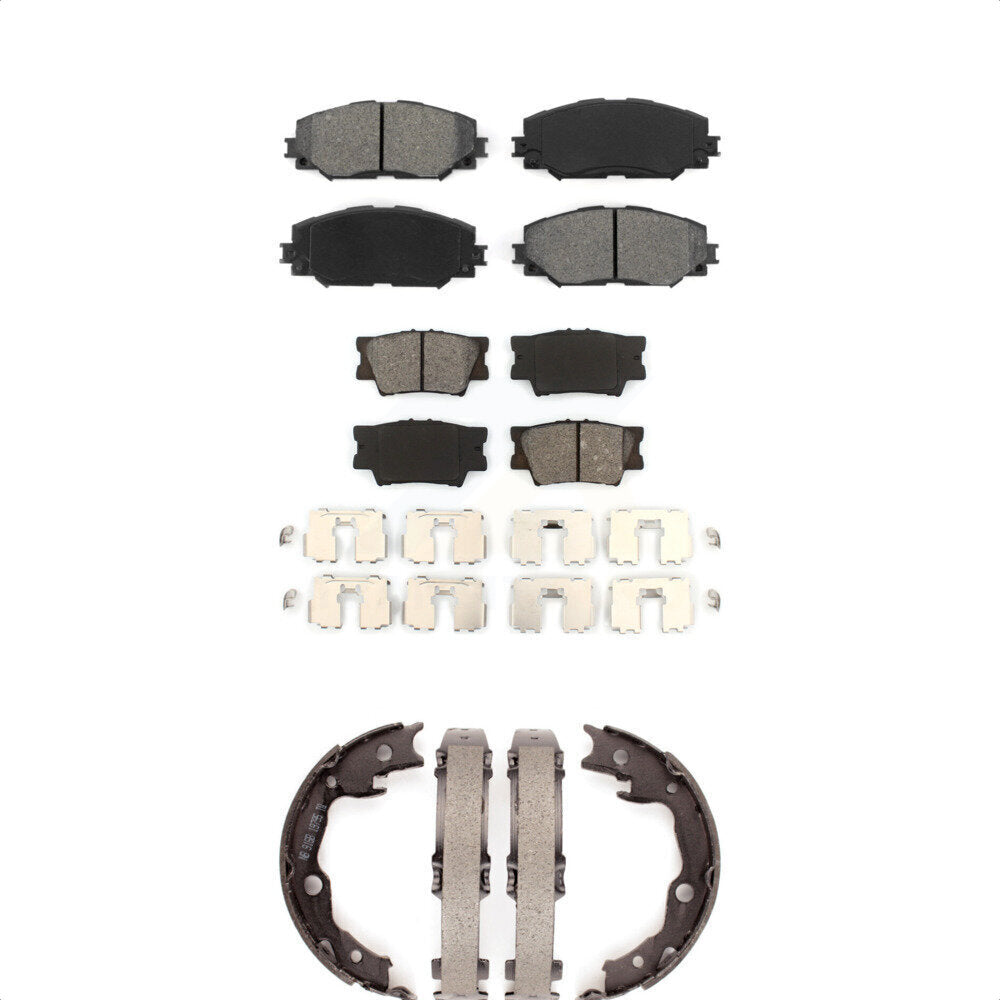 [Avant + Arrière] Kit de plaquette (semi-métallique) de frein pour Toyota RAV4 Lexus HS250h KSN-100821
