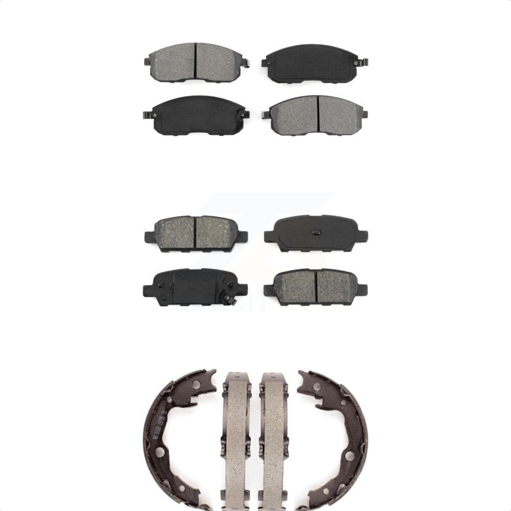 [Avant + Arrière] Kit de plaquette (semi-métallique) de frein pour Nissan Sentra Juke KSN-100822