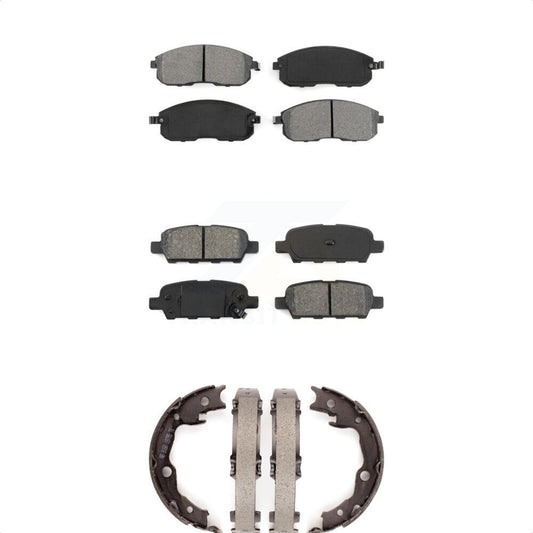 [Avant + Arrière] Kit de plaquette (semi-métallique) de frein pour Nissan Sentra Juke KSN-100822