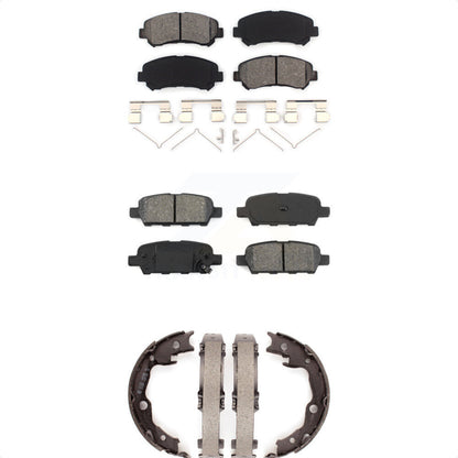 [Avant + Arrière] Kit de plaquette (semi-métallique) de frein pour Nissan Rogue Sentra Juke Select KSN-100823
