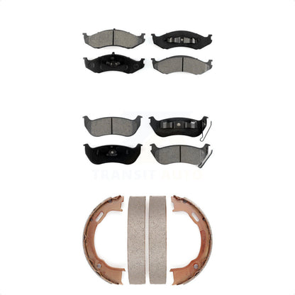 [Avant + Arrière] Kit de plaquette (semi-métallique) de frein pour Jeep Wrangler TJ KSN-100829