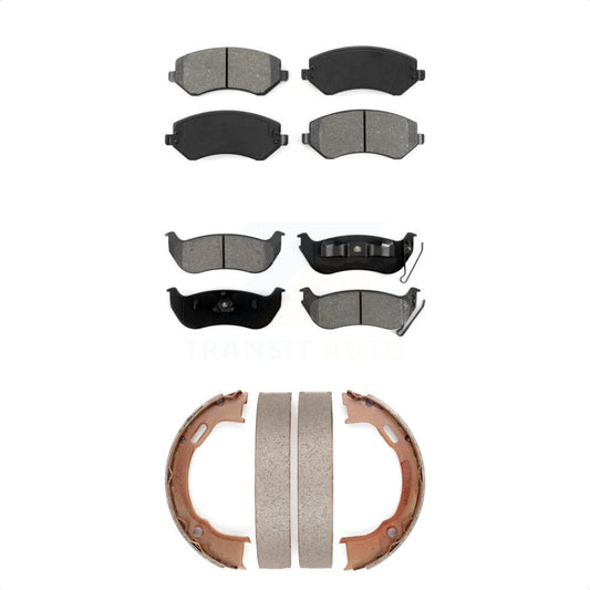 [Avant + Arrière] Kit de plaquette (semi-métallique) de frein pour 2003-2007 Jeep Liberty KSN-100830