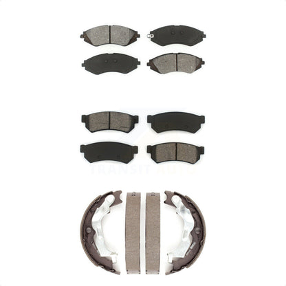 [Avant + Arrière] Kit de plaquette (semi-métallique) de frein pour 2007-2008 Suzuki Forenza Reno KSN-100833
