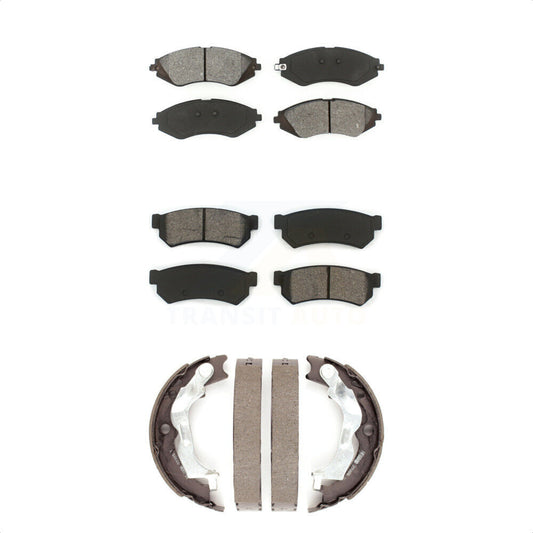 [Avant + Arrière] Kit de plaquette (semi-métallique) de frein pour 2007-2008 Suzuki Forenza Reno KSN-100833