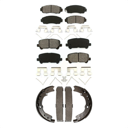 [Avant + Arrière] Kit de plaquette (semi-métallique) de frein pour 2011-2017 Honda Odyssey KSN-100835