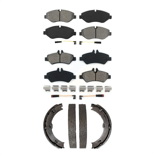 [Avant + Arrière] Kit de plaquette (semi-métallique) de frein pour Sprinter 2500 Mercedes-Benz Freightliner Dodge KSN-100836