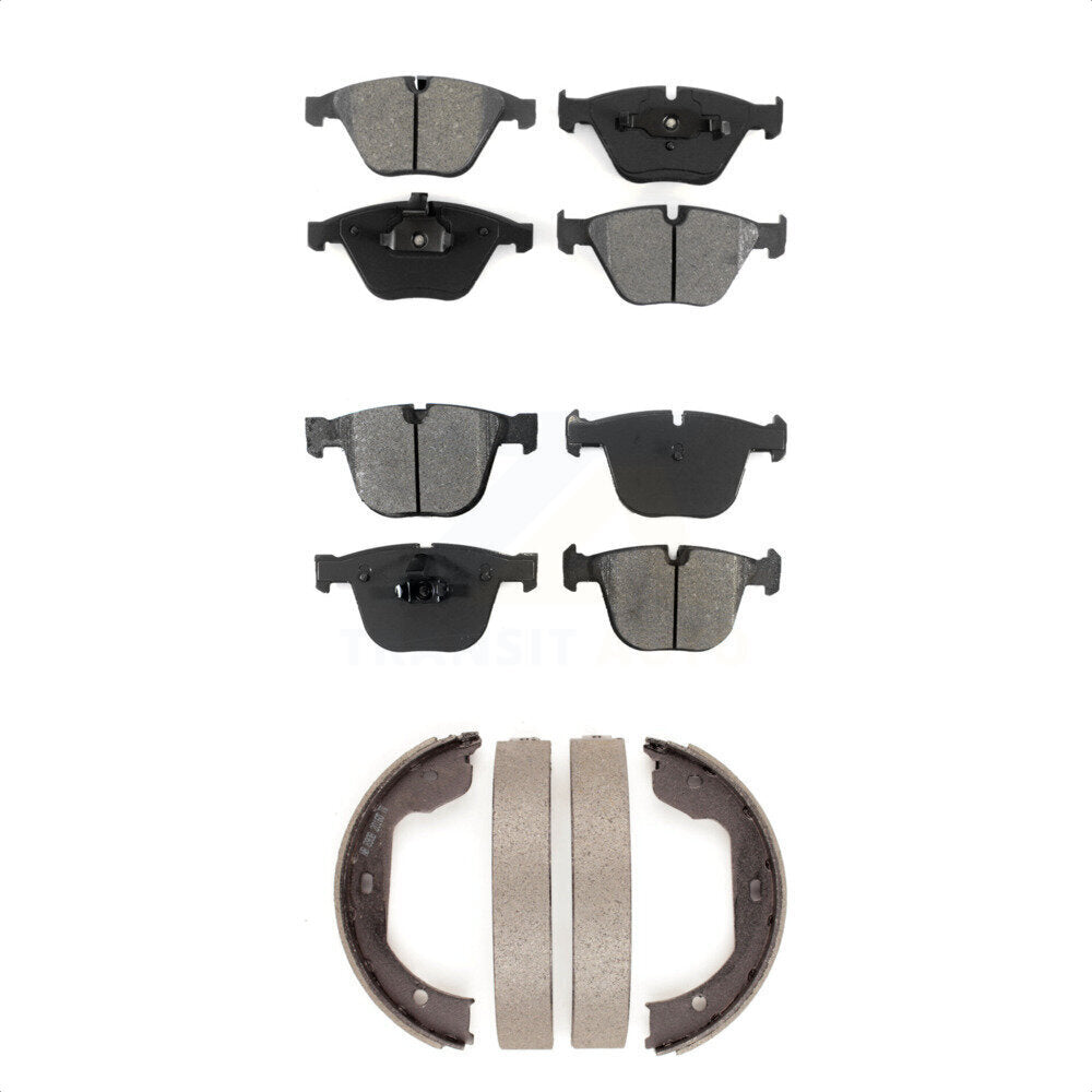 [Avant + Arrière] Kit de plaquette (semi-métallique) de frein pour BMW 750Li 650i 535i 745Li 550i 750i 745i 645Ci 545i 760Li 760i KSN-100840
