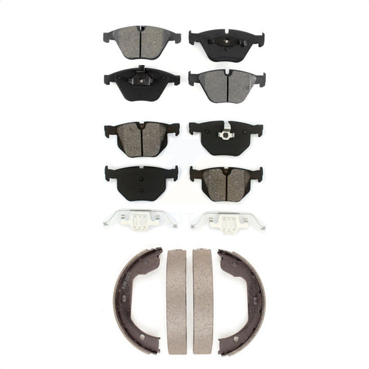 [Avant + Arrière] Kit de plaquette (semi-métallique) de frein pour BMW 530i 528i 525i 530xi 535xi xDrive 535i 528xi 525xi KSN-100841