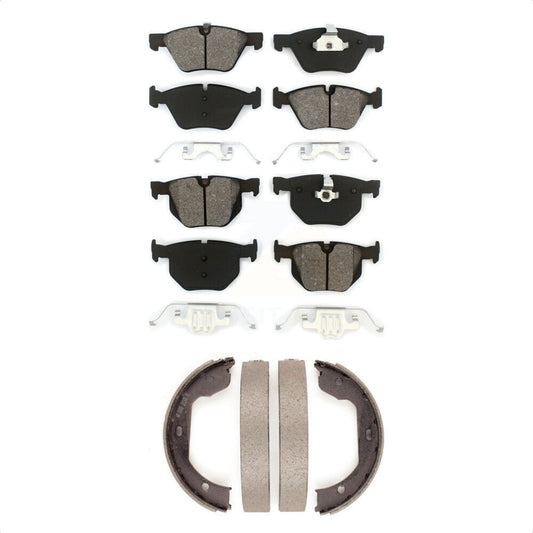 [Avant + Arrière] Kit de plaquette (semi-métallique) de frein pour BMW 525i KSN-100844
