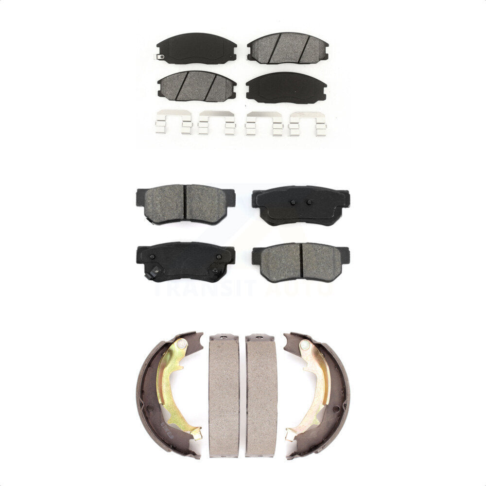 [Avant + Arrière] Kit de plaquette (semi-métallique) de frein pour 2001-2006 Hyundai Santa Fe KSN-100845