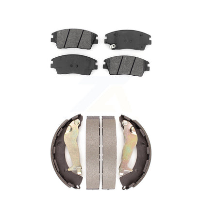 [Avant + Arrière] Kit de plaquette (semi-métallique) de frein pour 2017-2020 Hyundai Elantra 1.6L KSN-100846