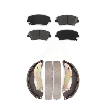 [Avant + Arrière] Kit de plaquette (semi-métallique) de frein pour Hyundai Elantra KSN-100847