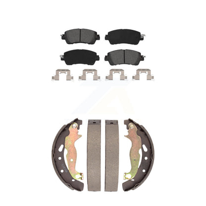 [Avant + Arrière] Kit de plaquette (semi-métallique) de frein pour Toyota Yaris iA Scion KSN-100848