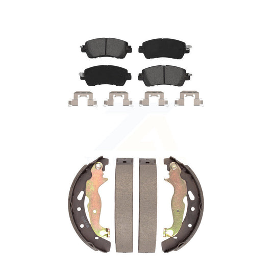 [Avant + Arrière] Kit de plaquette (semi-métallique) de frein pour Toyota Yaris iA Scion KSN-100848