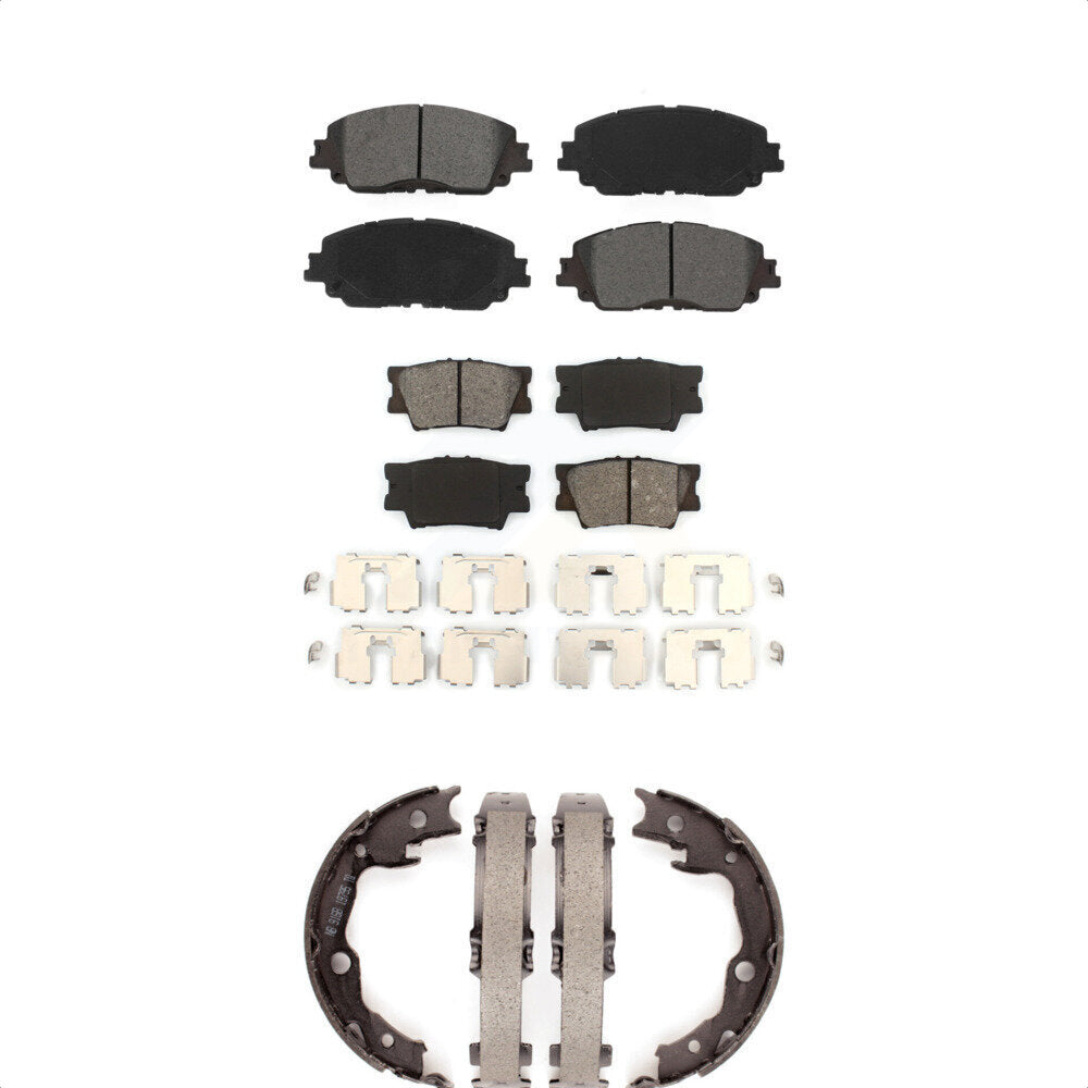 [Avant + Arrière] Kit de plaquette (semi-métallique) de frein pour Toyota Camry KSN-100860 par Transit Auto