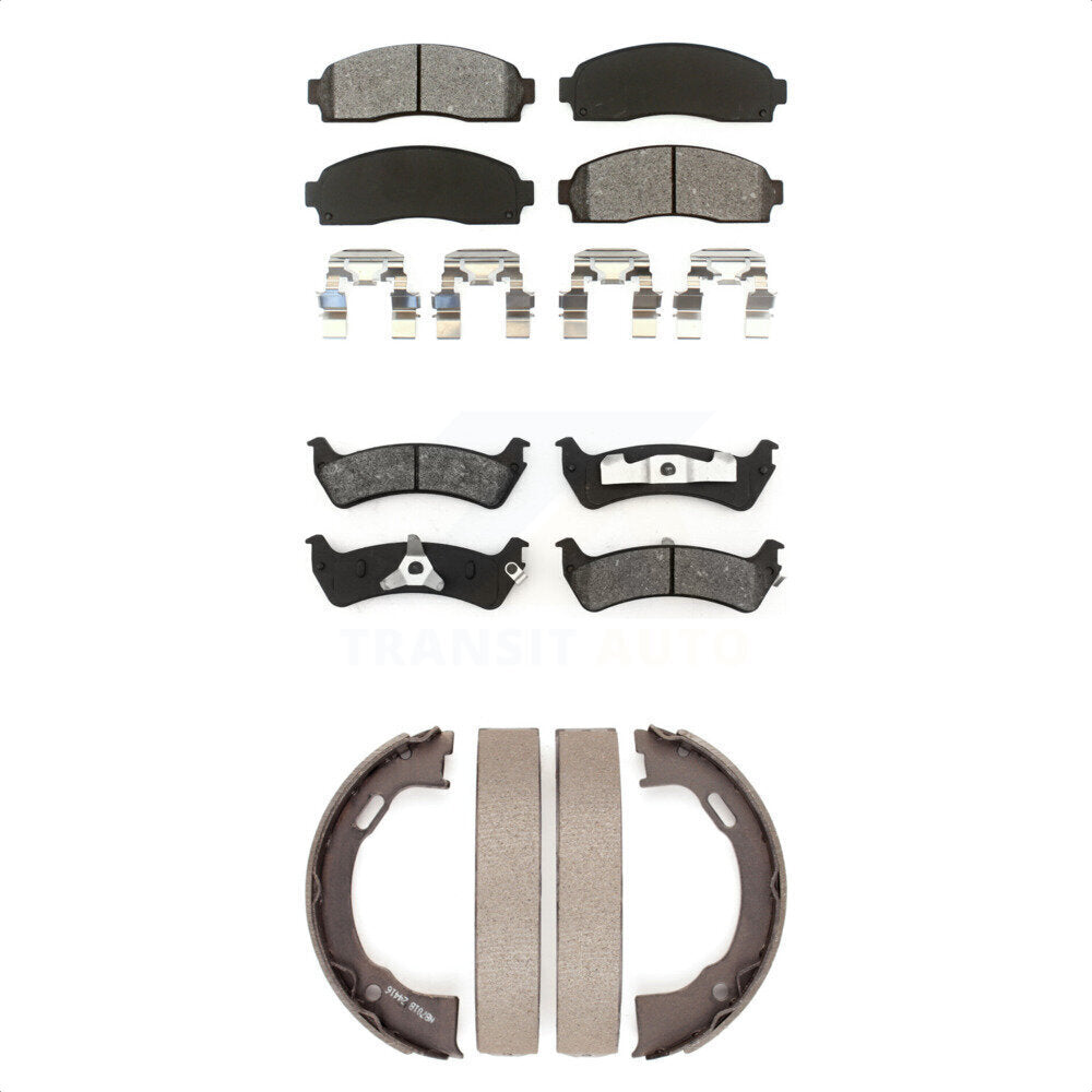 [Avant + Arrière] Kit de plaquette (semi-métallique) de frein pour 2001 Ford Explorer Sport KSN-100862 par Transit Auto