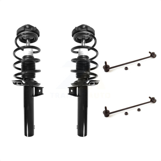 [Avant] Kit d'ensemble de jambe de suspension avec ressort hélicoïdal pour Volkswagen Jetta Passat Beetle CC Eos Golf Rabbit Audi A3 Quattro KSS-100482 par Transit Auto