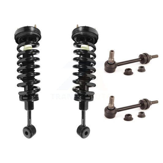 [Avant] Kit d'ensemble de jambe de suspension avec ressort hélicoïdal pour 2004 Ford F-150 4WD Excludes Rear Wheel Drive Vehicles avec Torsion Suspension Lift Kits KSS-100502