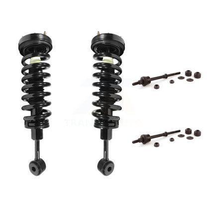 [Avant] Kit d'ensemble de jambe de suspension avec ressort hélicoïdal pour 2006-2008 Ford F-150 Lincoln Mark LT Excludes Rear Wheel Drive Vehicles avec Torsion Suspension Lift Kits 4WD KSS-100503