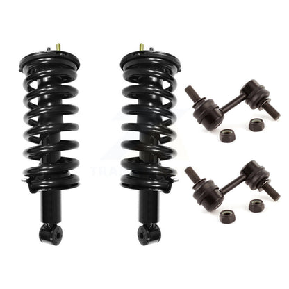 [Avant] Kit d'ensemble de jambe de suspension avec ressort hélicoïdal pour Nissan Titan Armada Infiniti QX56 Pathfinder INFINITI TITAN Excludes Rear Wheel Drive 4WD KSS-100511