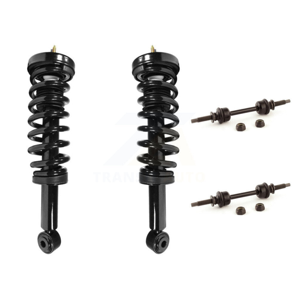[Avant] Kit d'ensemble de jambe de suspension avec ressort hélicoïdal pour Ford F-150 Excludes Rear Wheel Drive Torsion Suspension KSS-100512