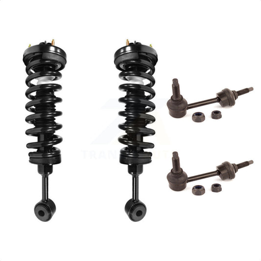 [Avant] Kit d'ensemble de jambe de suspension avec ressort hélicoïdal pour 2003-2004 Ford Expedition Lincoln Navigator Excludes Air Suspension KSS-100518 par Transit Auto