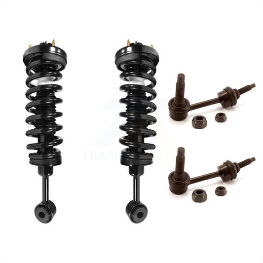 [Avant] Kit d'ensemble de jambe de suspension avec ressort hélicoïdal pour 2006 Ford Expedition Lincoln Navigator Excludes Air Suspension KSS-100519 par Transit Auto