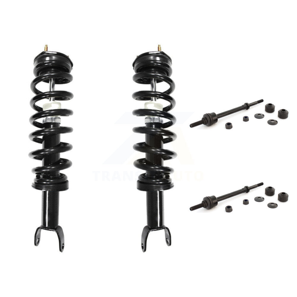 [Avant] Kit d'ensemble de jambe de suspension avec ressort hélicoïdal pour Ram 1500 Dodge Classic Excludes Rear Wheel Drive TRX Models avec Air Ride/Lift Suspension 4WD KSS-100524