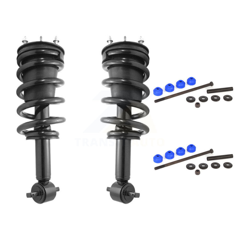 [Avant] Kit d'ensemble de jambe de suspension avec ressort hélicoïdal pour Chevrolet Silverado 1500 GMC Sierra LD Limited Excludes Rear Wheel Drive 4WD KSS-100526